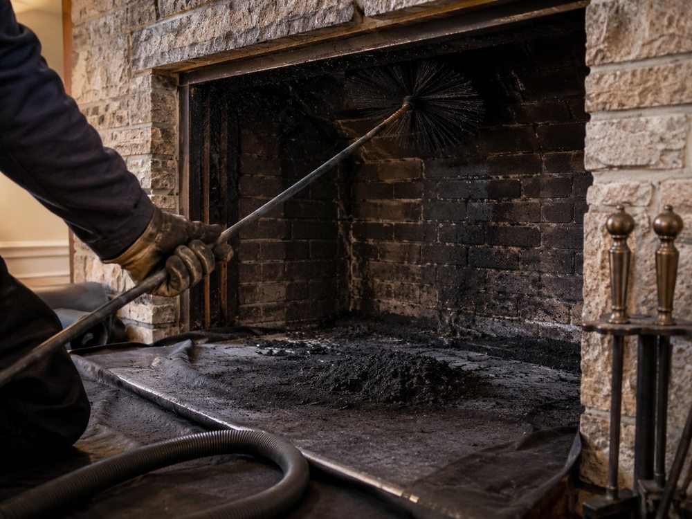 Chimney sweeping and cleaning